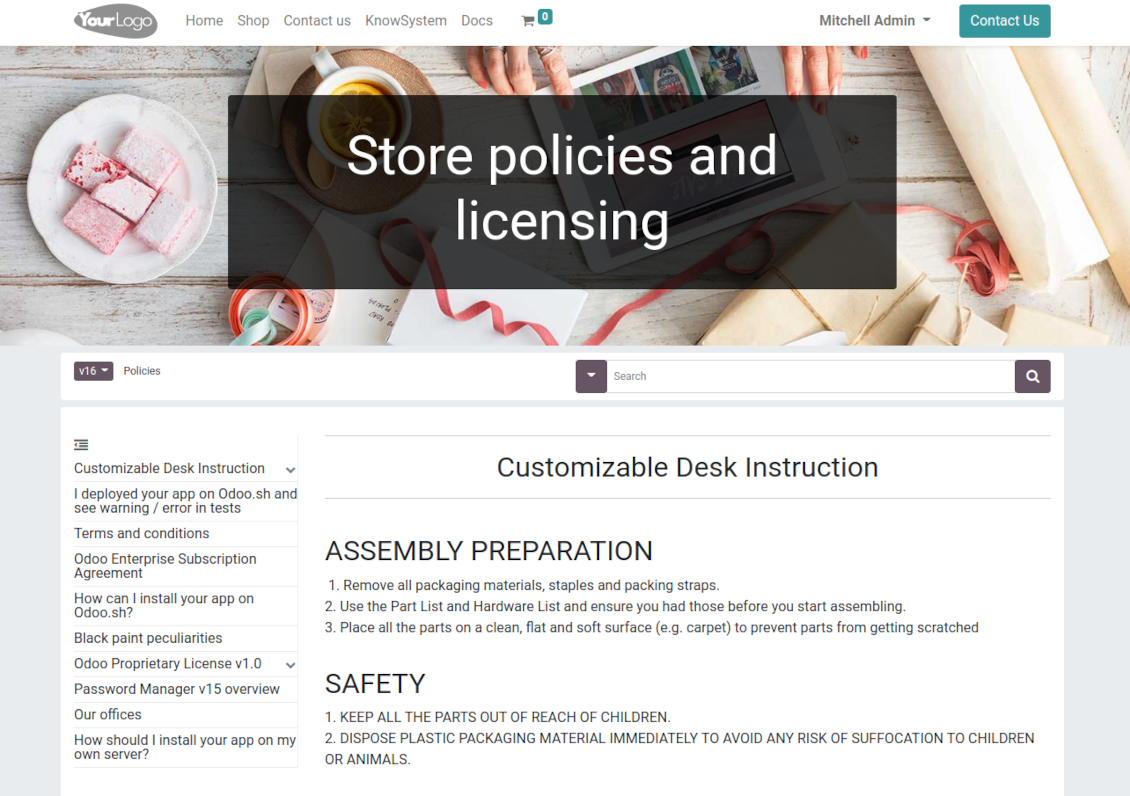 Build documentation based on KMS articles