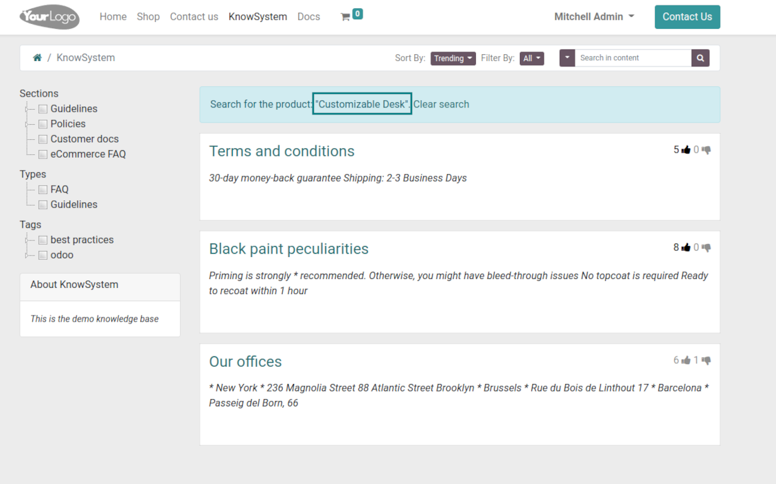 KnowSystem portal eCommerce