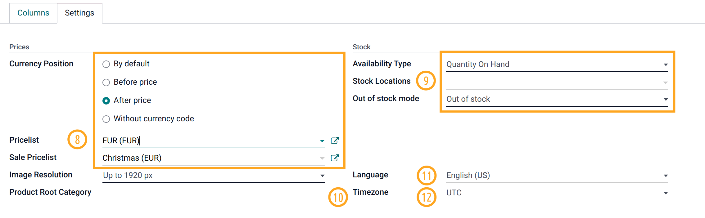 Odoo 16.0 Google Merchant Center Feeds