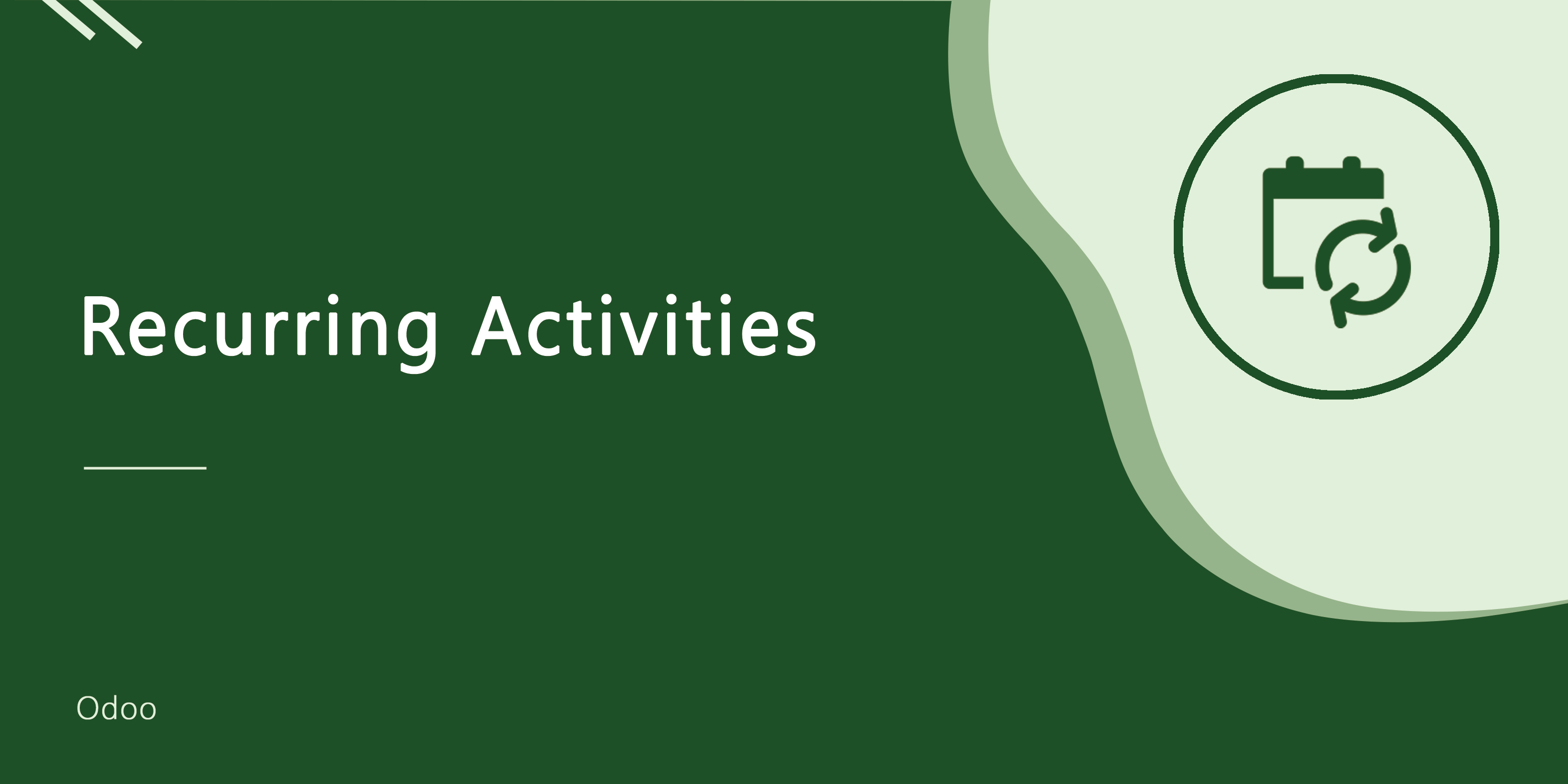 Recurring Activities