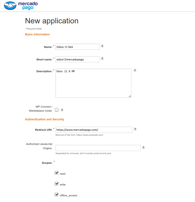 MercadoPago Perú Payment Provider