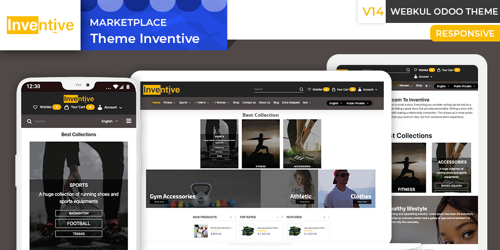 Odoo Marketplace Theme Inventive