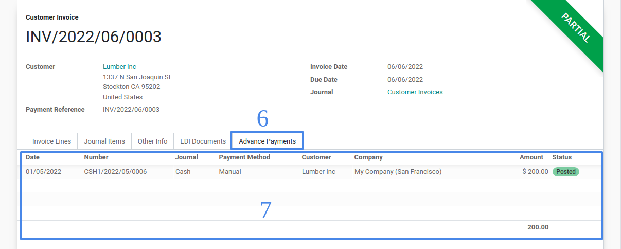 Advance Payments