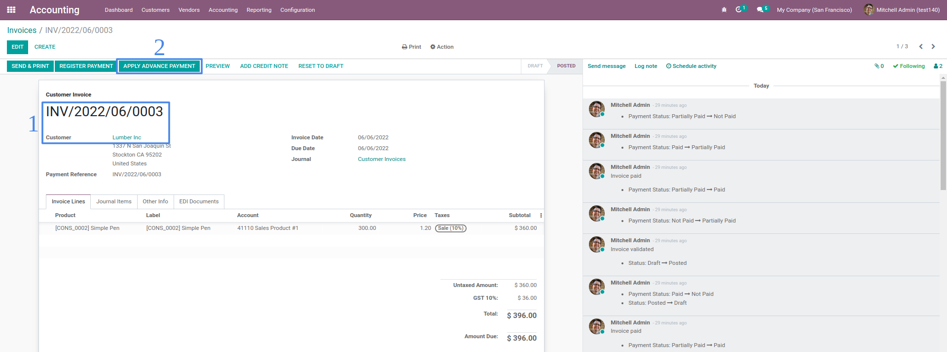 Advance Payments