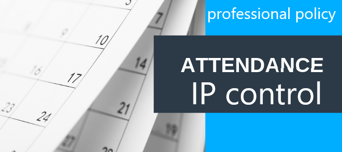 hr attendance  professional policy ip address mechanism