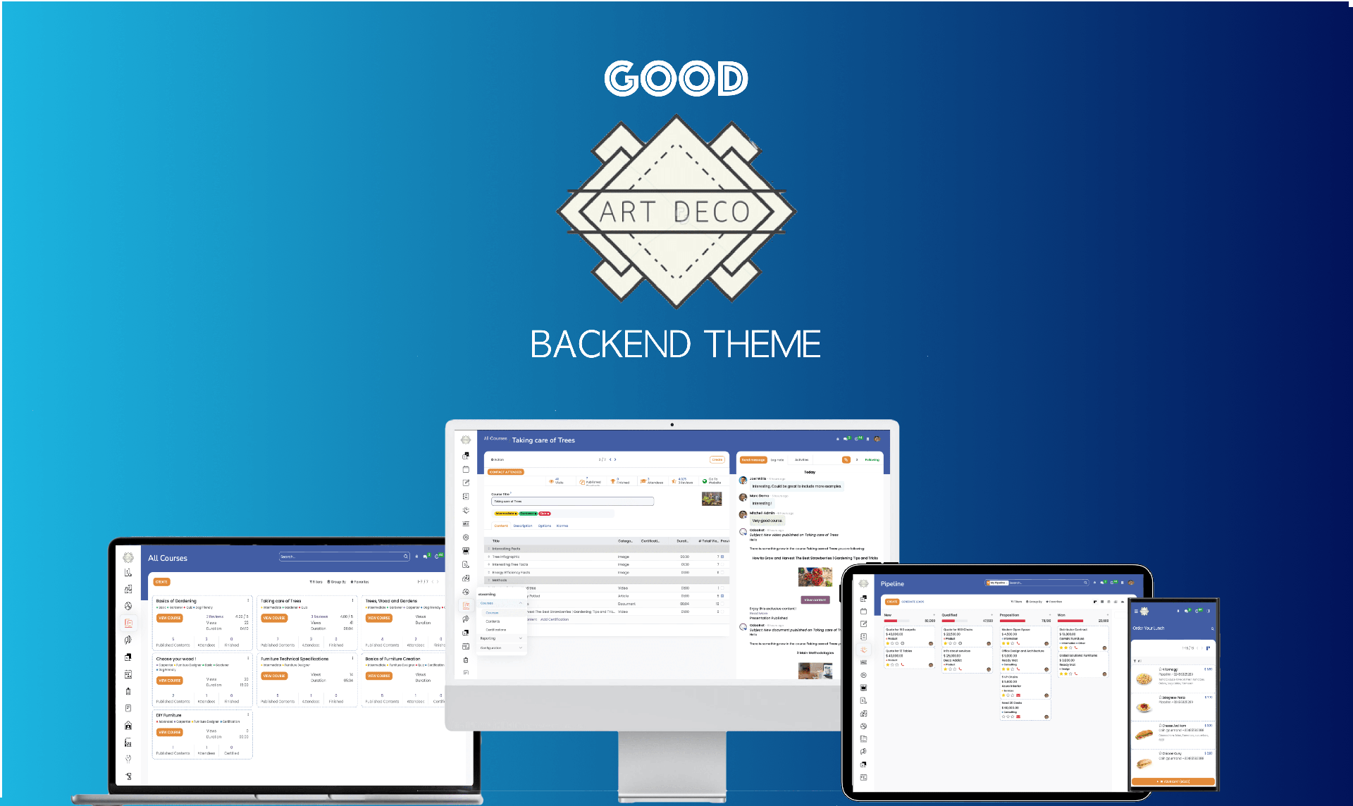 Good Artdeco Enterprise Backend Theme