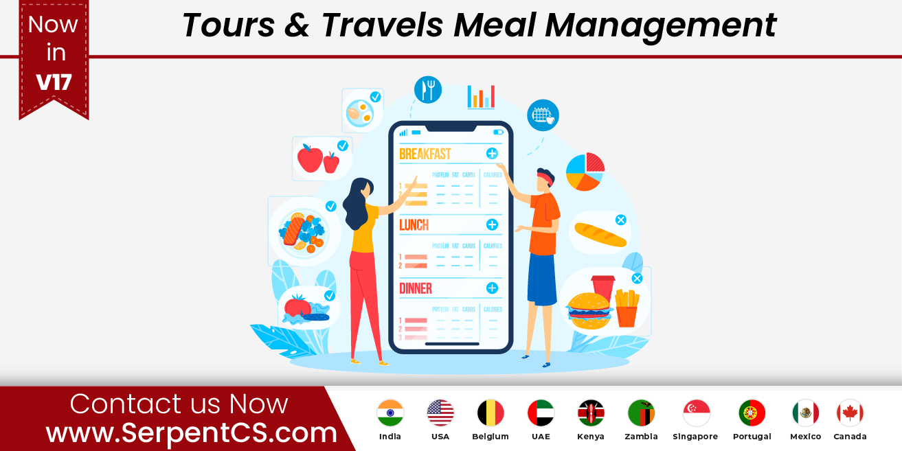 Tours & Travels Meal Management
