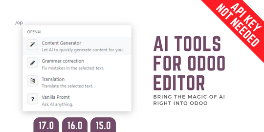 Odoo Editor AI