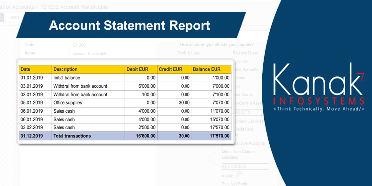 Account Statement Report