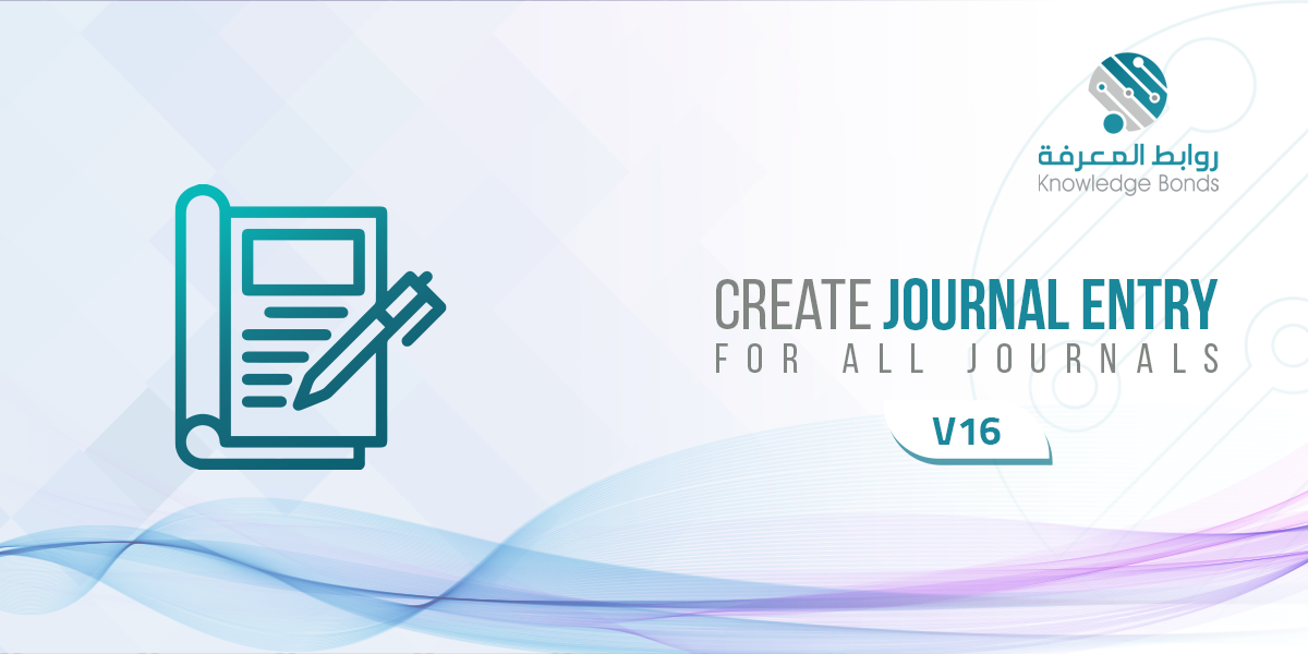 Create Journal Entry for All Journals