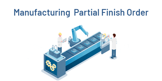 Partially/Semi Finished good Manufacturing Order in Odoo