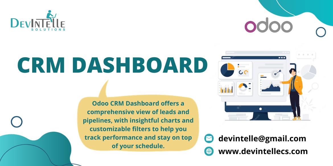 CRM Dashboard, Lead-Customer-Pipeline Activities graph Filter Dashbaord