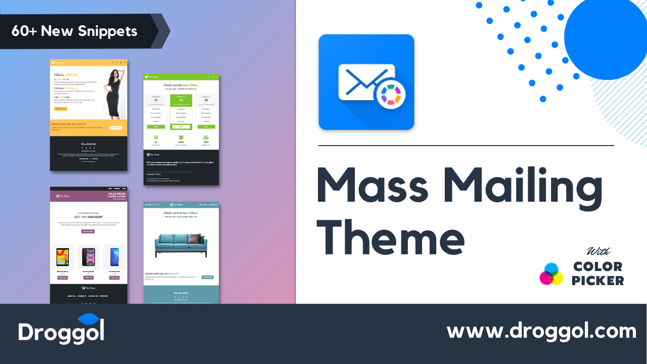 Mass Mailing Theme (with color picker)