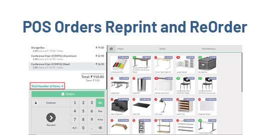 POS Orders Reprint and POS ReOrder in Odoo