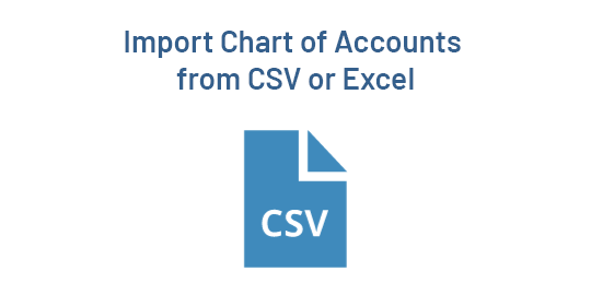 Import Chart of Accounts from CSV or Excel File