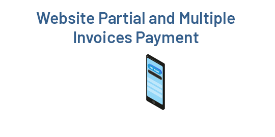 Website Partial and Multiple Invoices Payment in Odoo App 