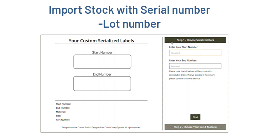 Import Stock with Serial number/Lot number in Odoo