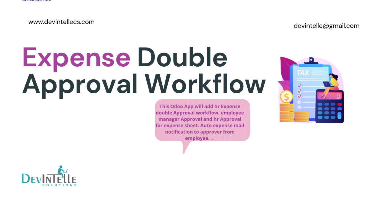 Expense Double Approval Workflow, Employee Expense approval
