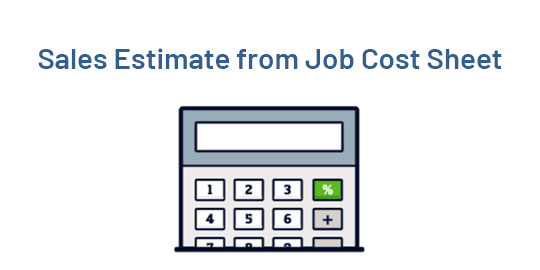 Sales Estimate from Job Cost Sheet in odoo