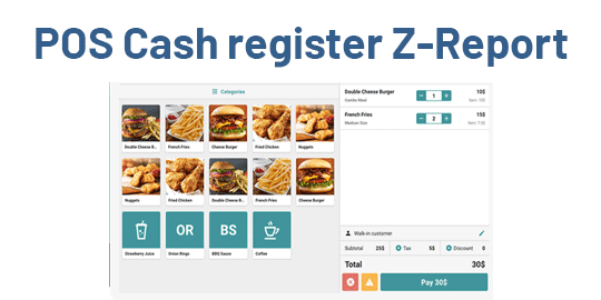 POS Cash register Z-Report in Odoo 