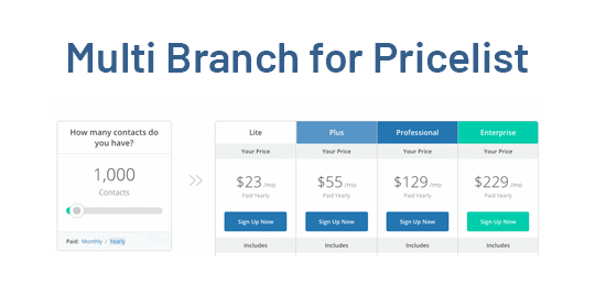 Multi Branch for Pricelists Odoo App