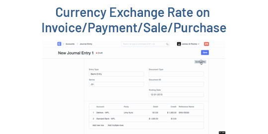 Manual Currency Exchange Rate on Invoice/Payment/Sale/Purchase in Odoo