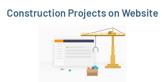 Construction Projects on Website in Odoo