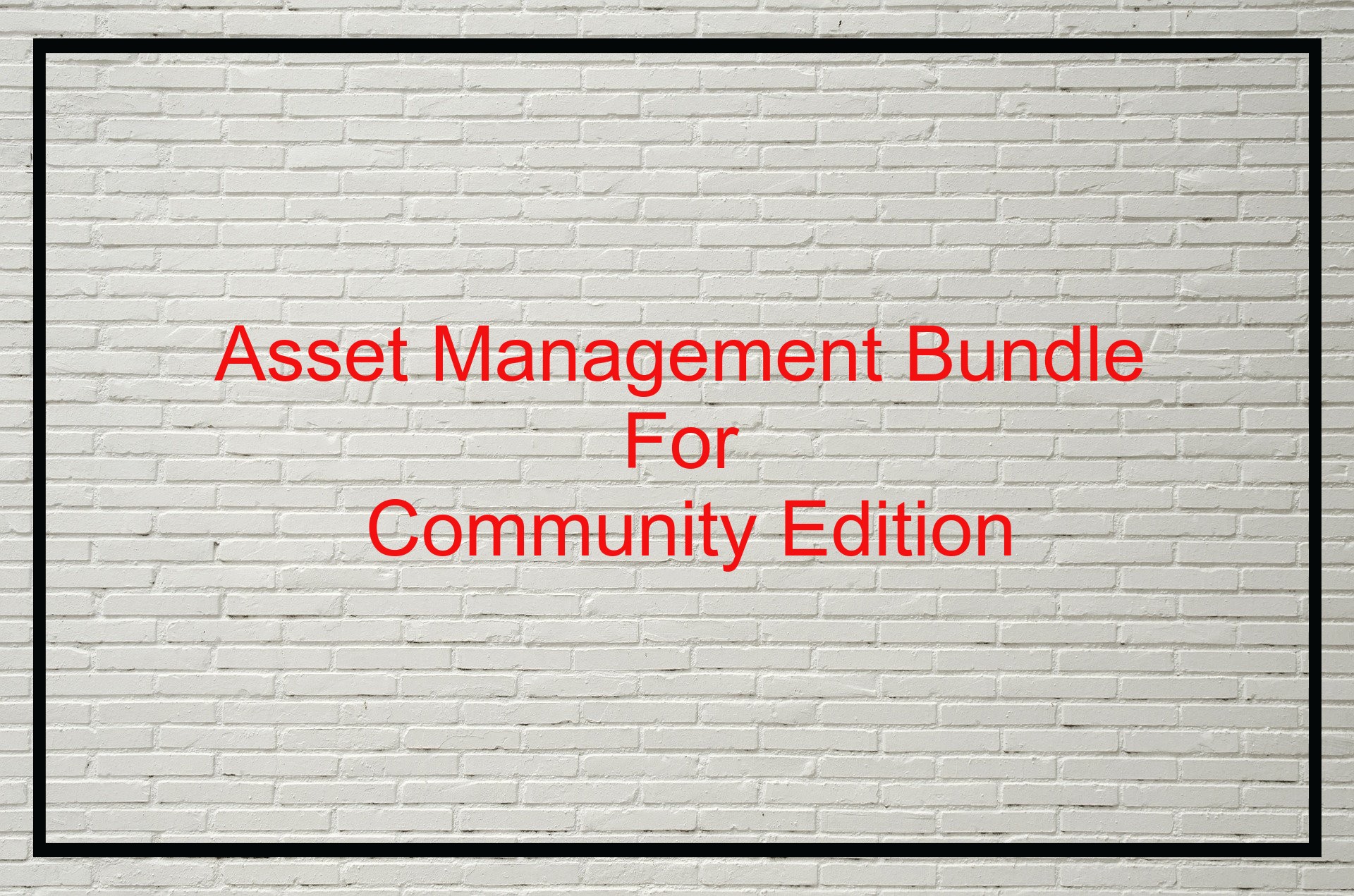 Account Asset Management Bundle App