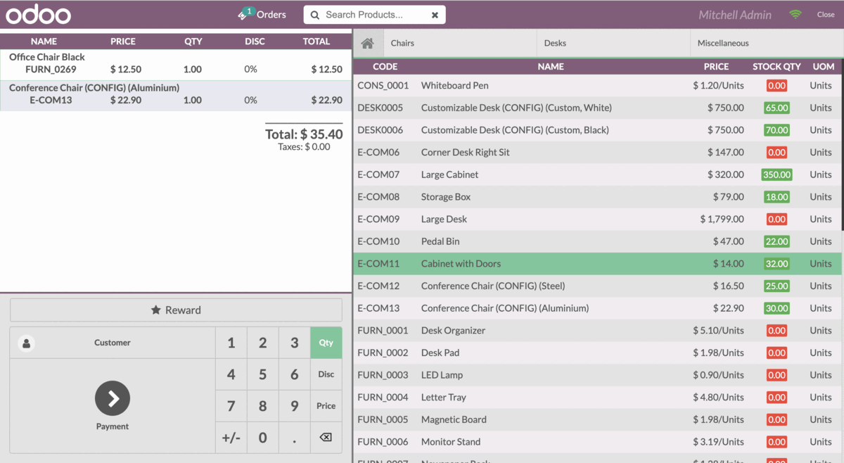 POS Interface | POS Theme | POS Display | POS Screen | POS Stock