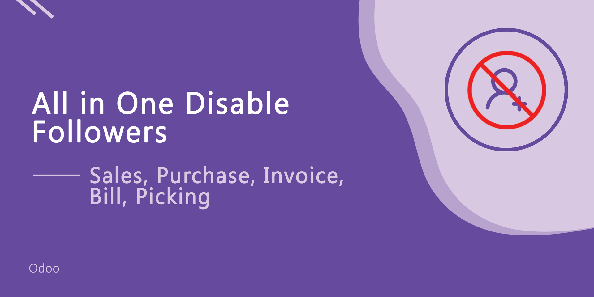 All in One Disable Followers | Sale Order Disable Followers | Purchase Order Disable Followers | Invoice Disable Followers