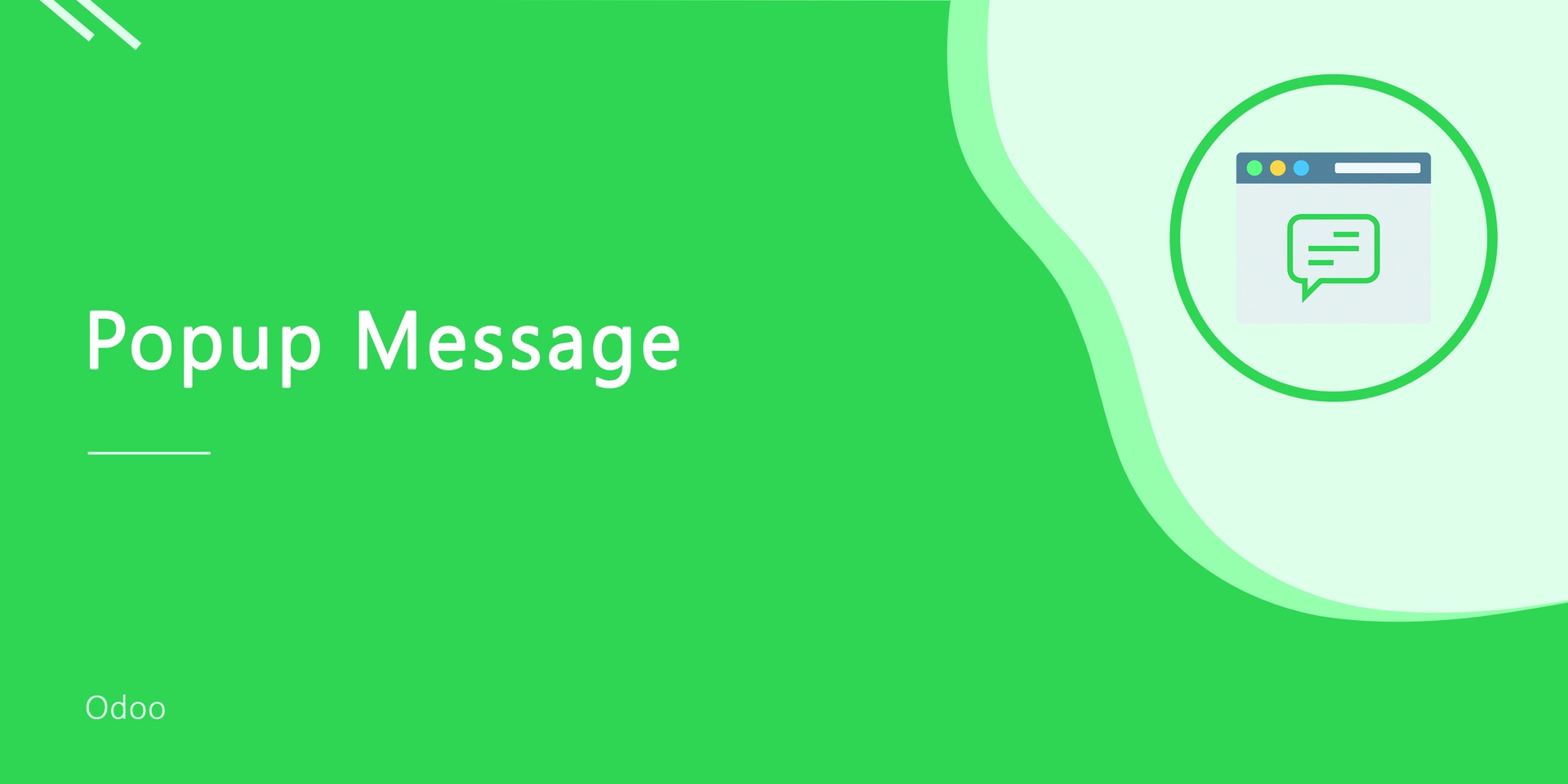 Popup Message