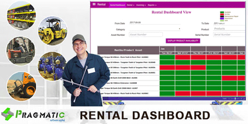 Odoo Rental Dashboard