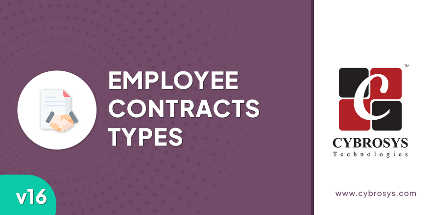 Odoo16 Employee Contracts Types