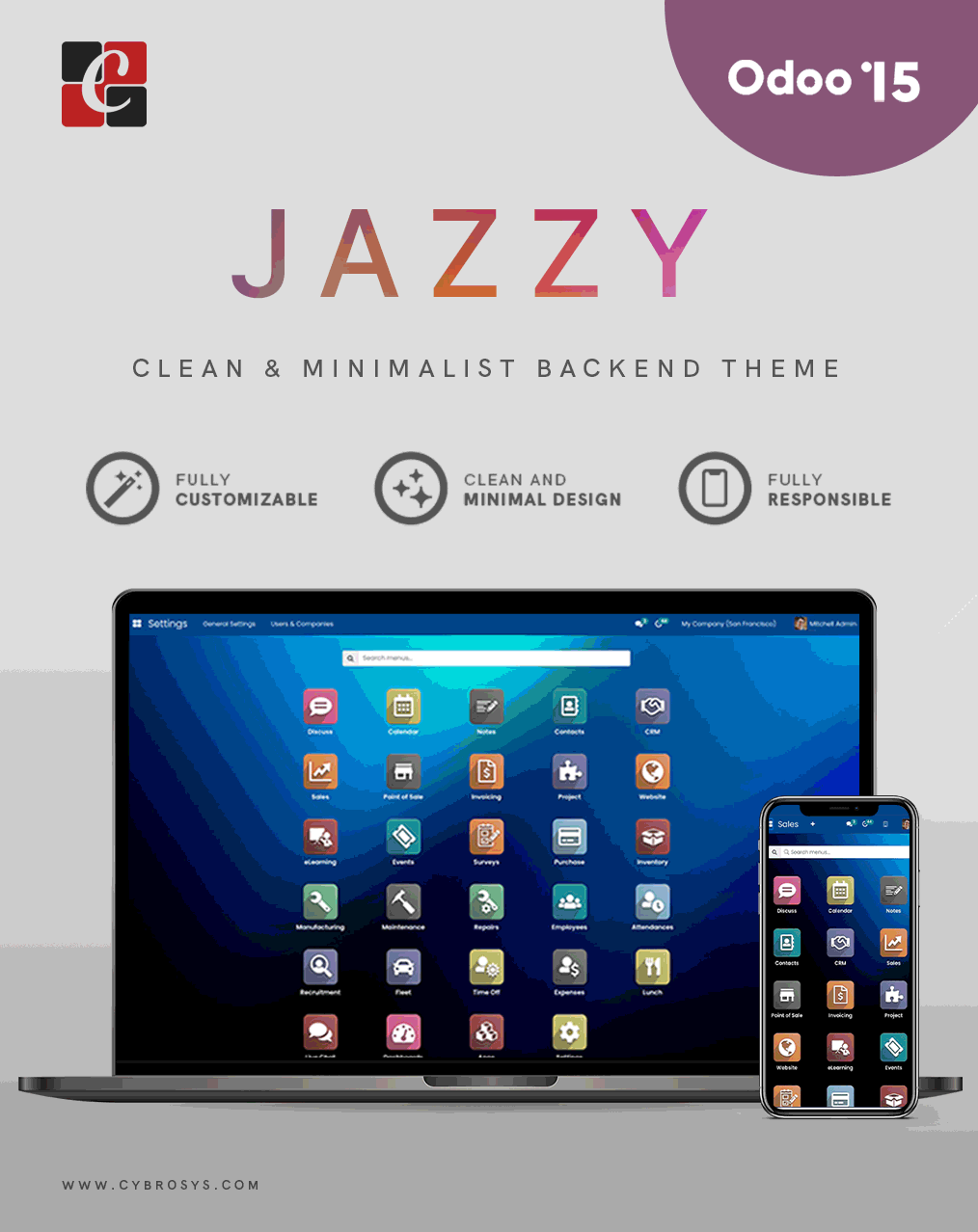 Jazzy Backend Theme v15