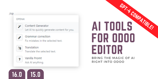 Odoo Editor AI