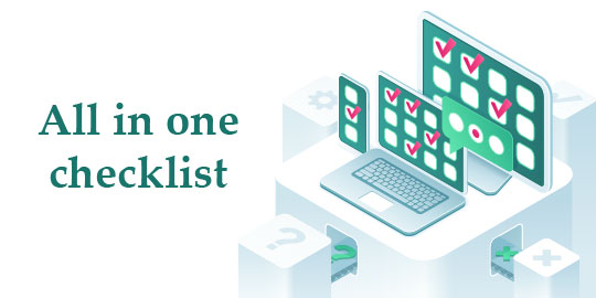 All in One Custom Checklist