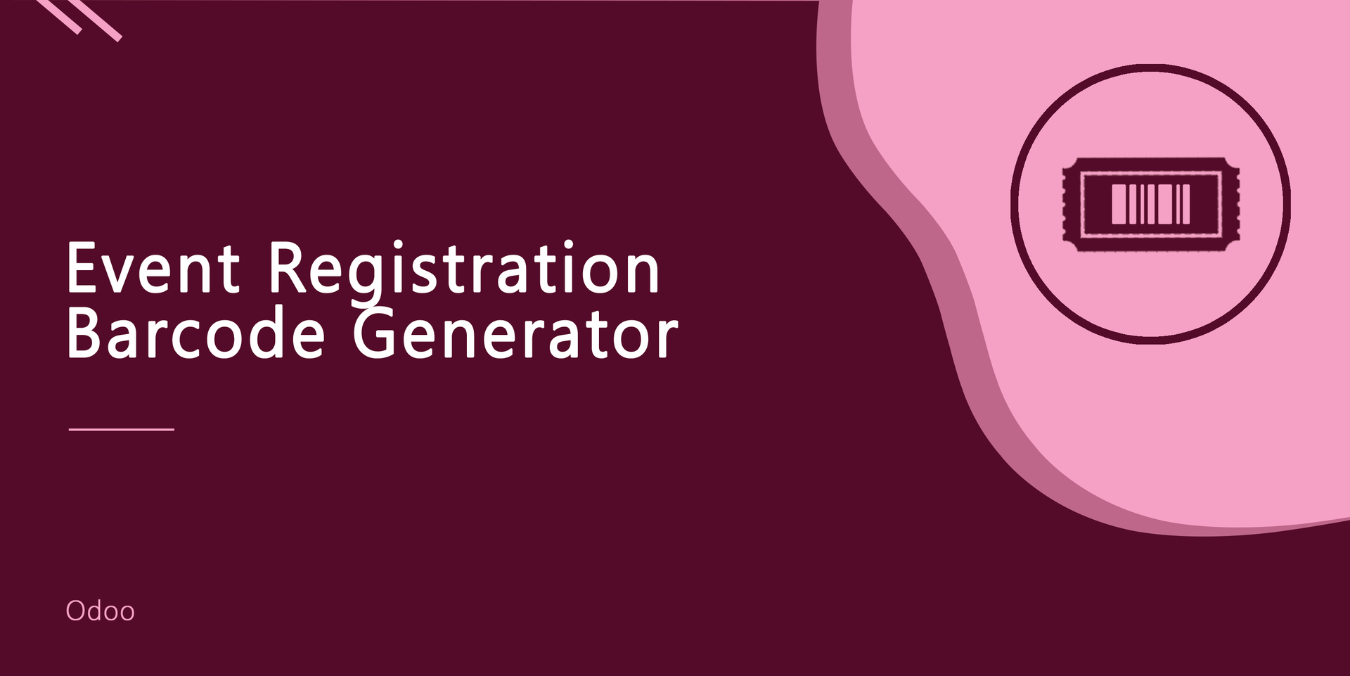 Event Registration Barcode Generator
