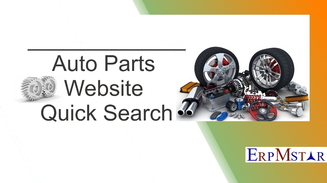 Auto Parts Website Quick Search