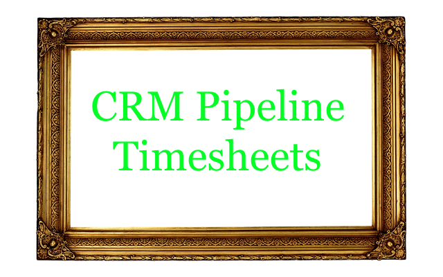 Timesheets on CRM Pipeline/Opportunity