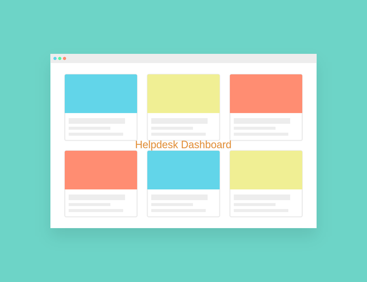 Dashboard for Helpdesk Support Tickets