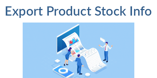 Export Product Stock in Excel and PDF Reports