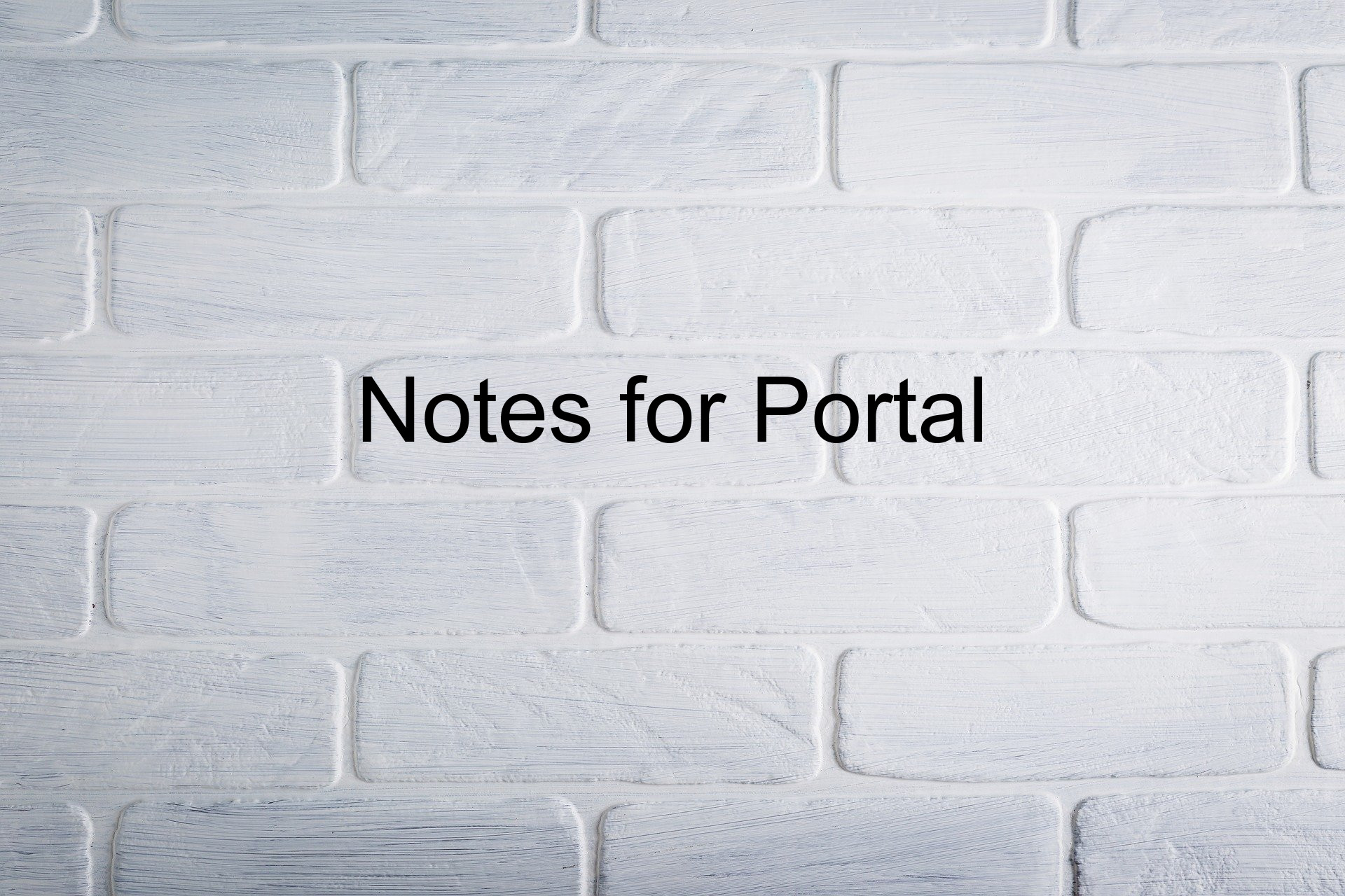 Share Notes on Portal Website