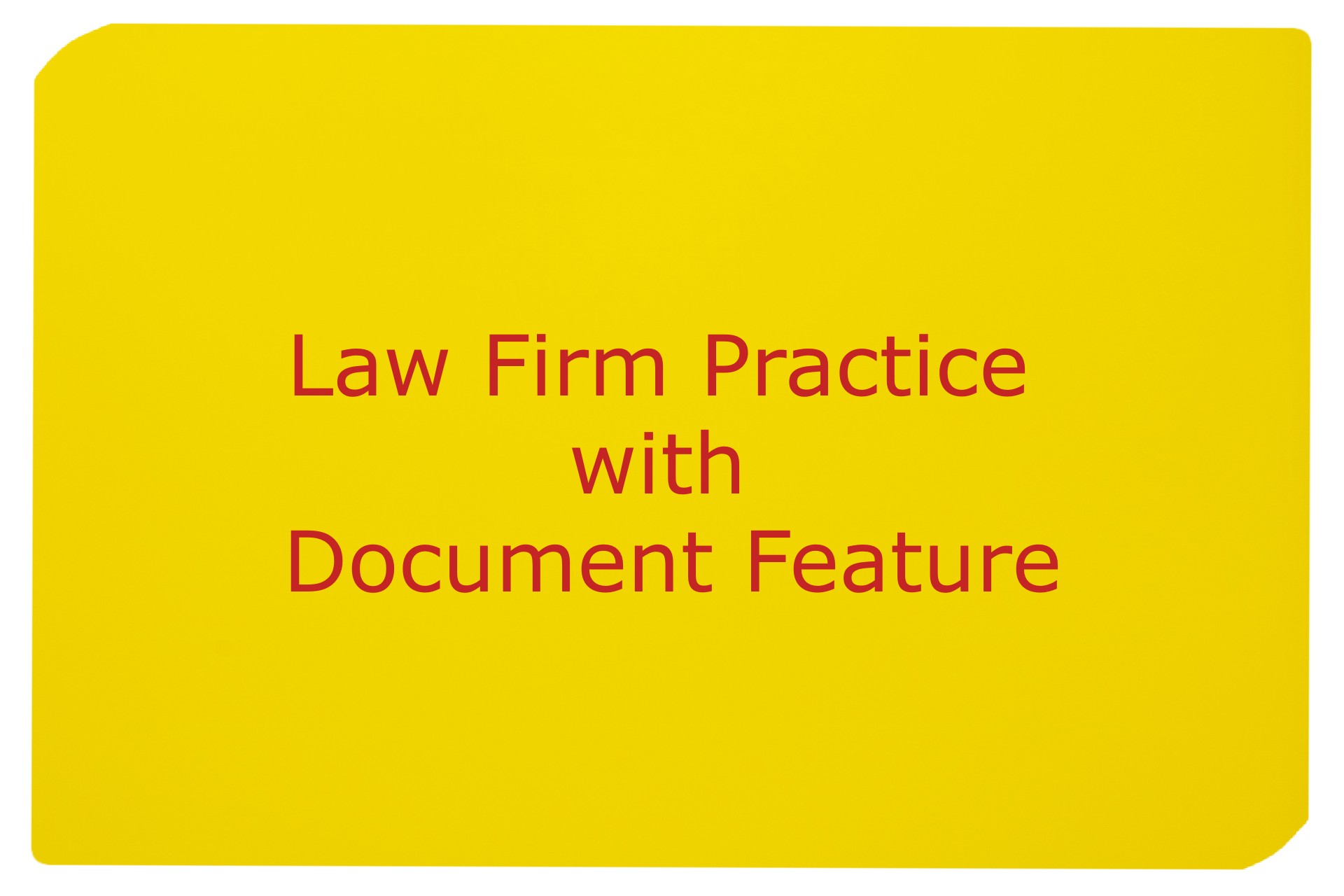 Document Management System for Law Firm App