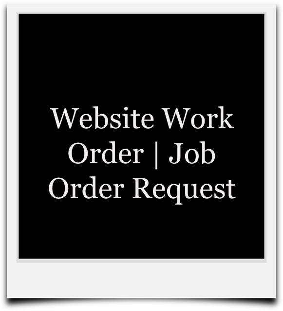 Website Job/Work Order Form and Portal