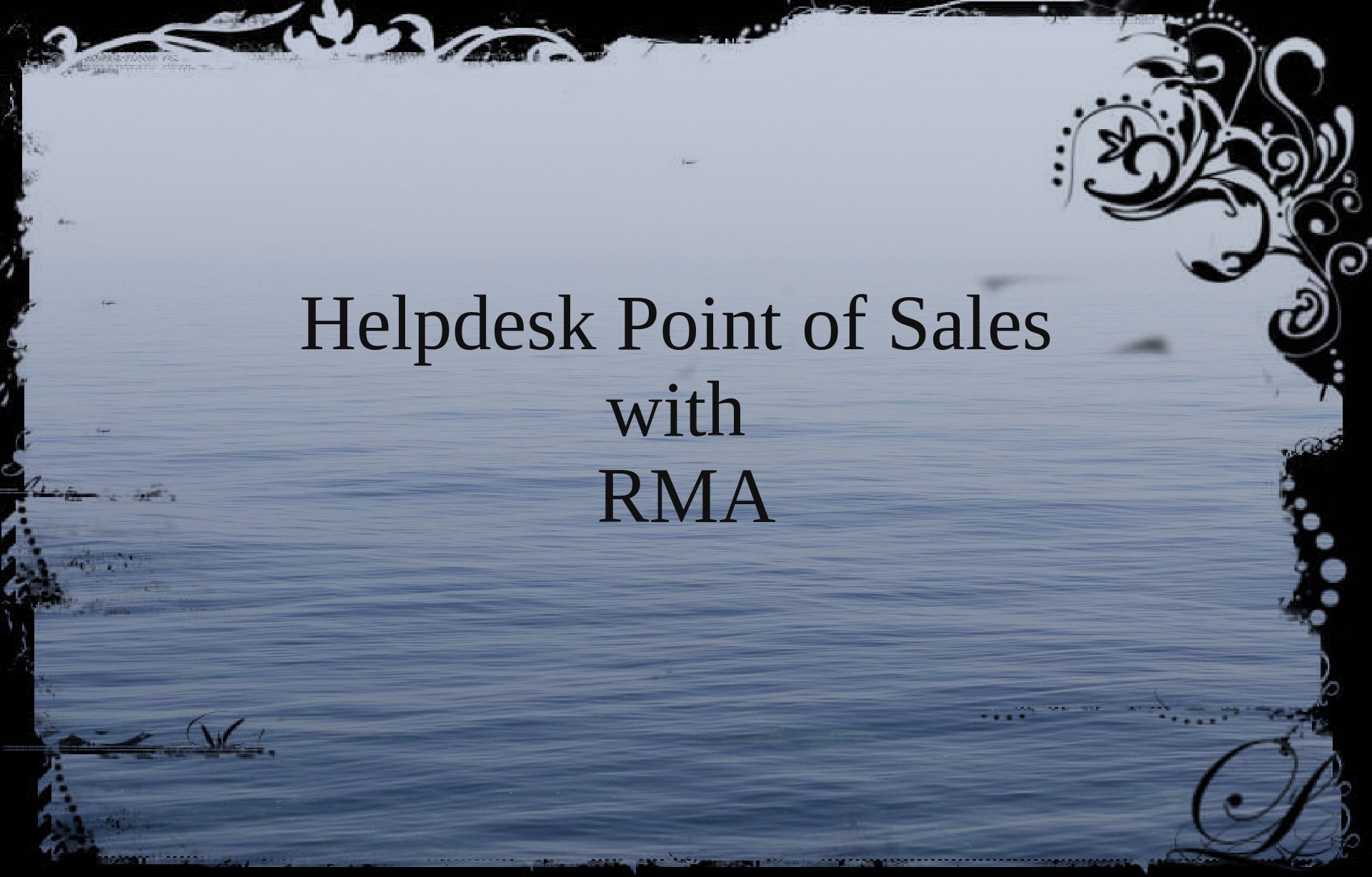 POS Helpdesk RMA Return Merchandise Authorization