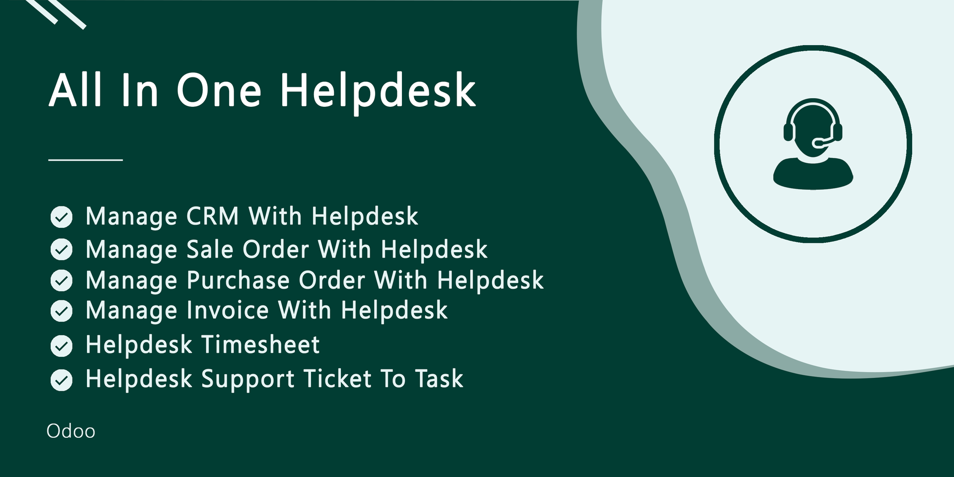 All In One Helpdesk | CRM Helpdesk | Sale Order Helpdesk | Purchase Helpdesk | Invoice Helpdesk | Helpdesk Timesheet | Helpdesk Support Ticket To Task